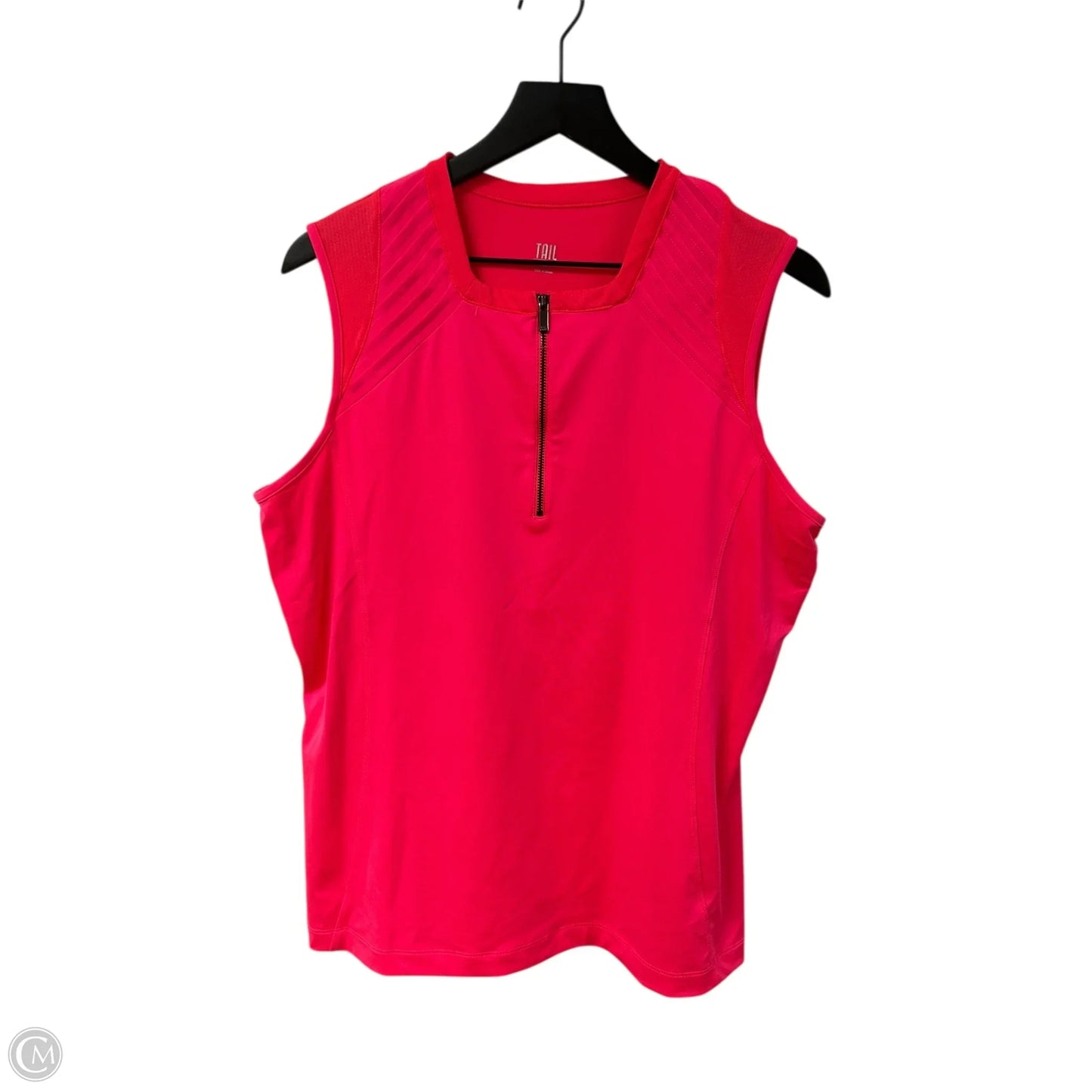 Athletic Tank Top By Tail In Pink, Size: Xl