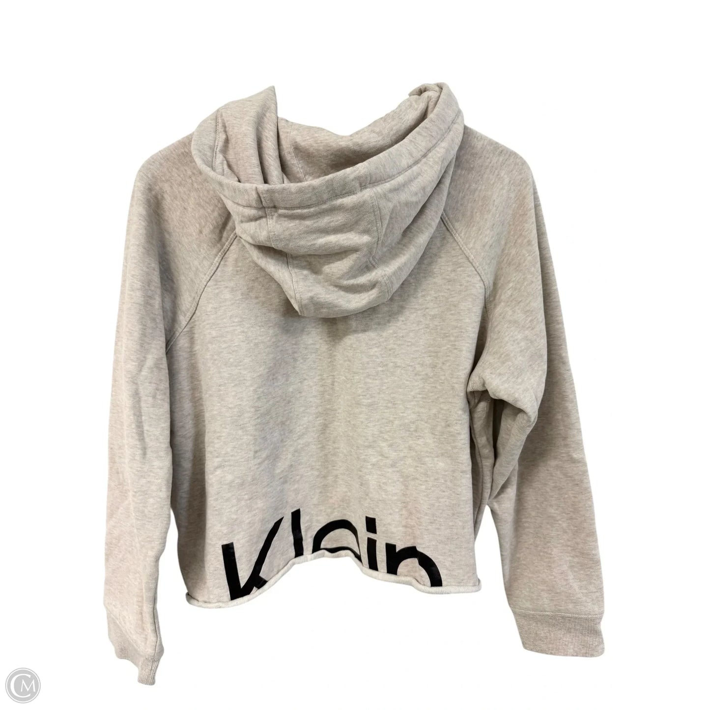 Sweatshirt Hoodie By Calvin Klein Performance In Grey, Size: Xl