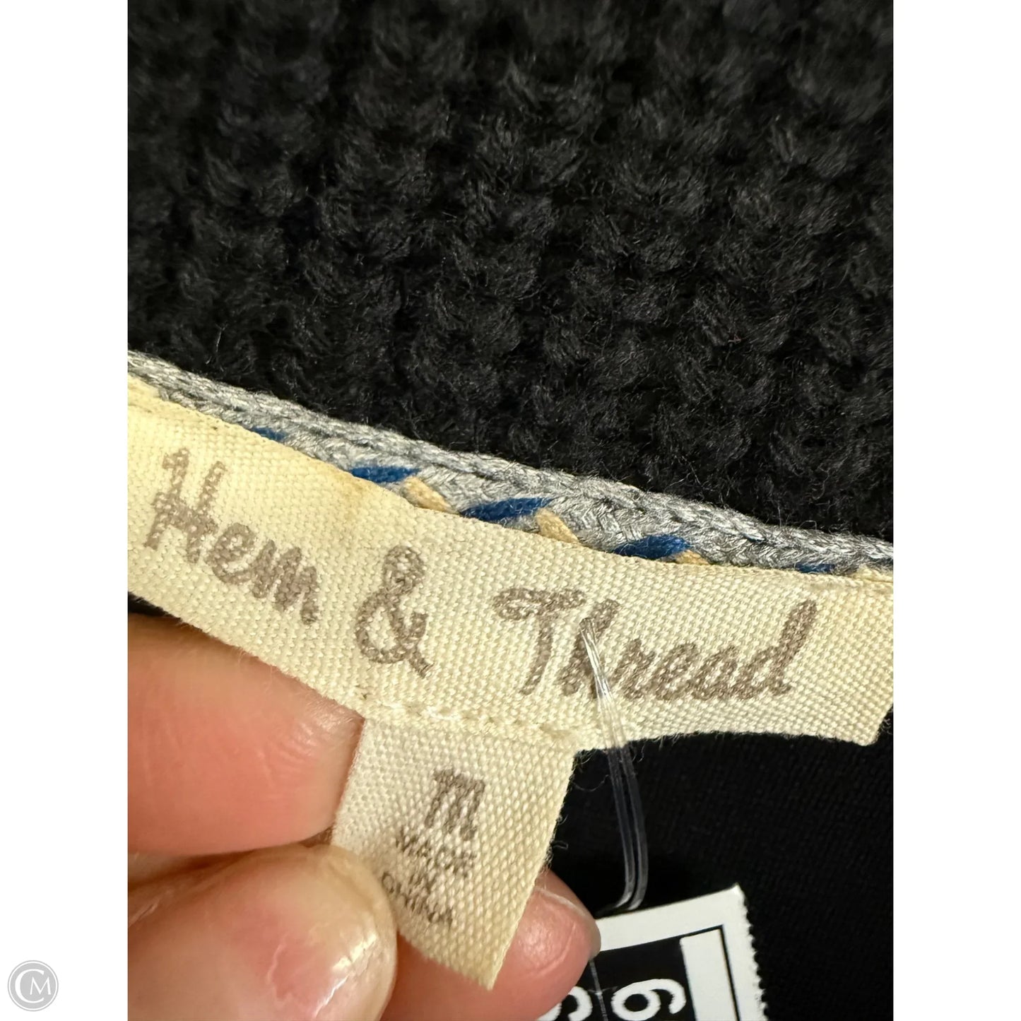 Jacket Other By Hem & Thread In Black, Size: M