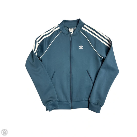 Jacket Other By Adidas In Blue & White, Size: Xs