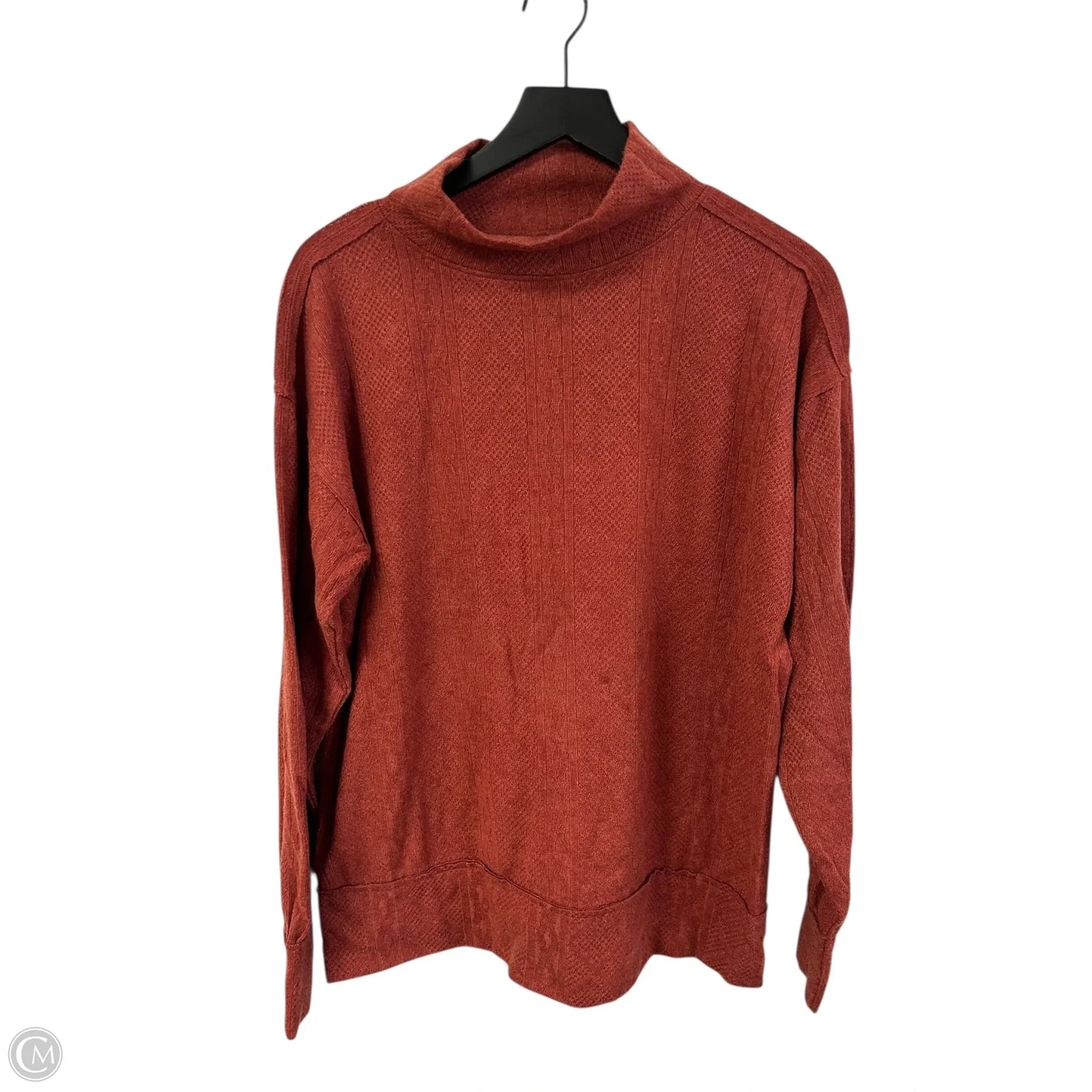 Top Long Sleeve By Bke In Orange, Size: S