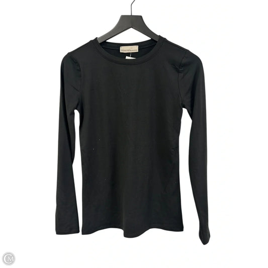 Top Long Sleeve Basic By Zenana Outfitters In Black, Size: S
