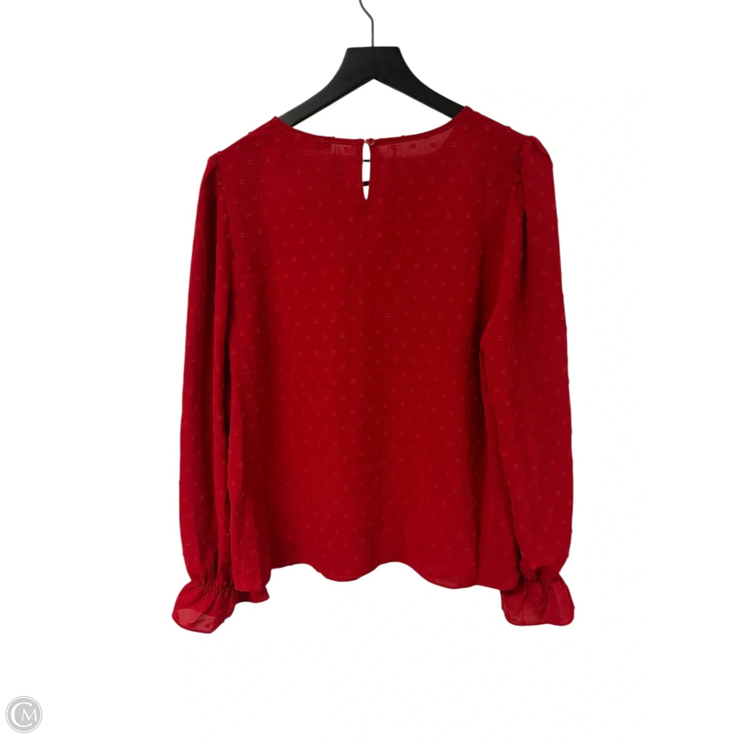 Top Long Sleeve By Cme In Red, Size: Xl