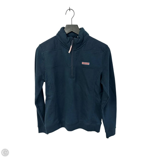Sweatshirt Collar By Vineyard Vines In Navy, Size: S
