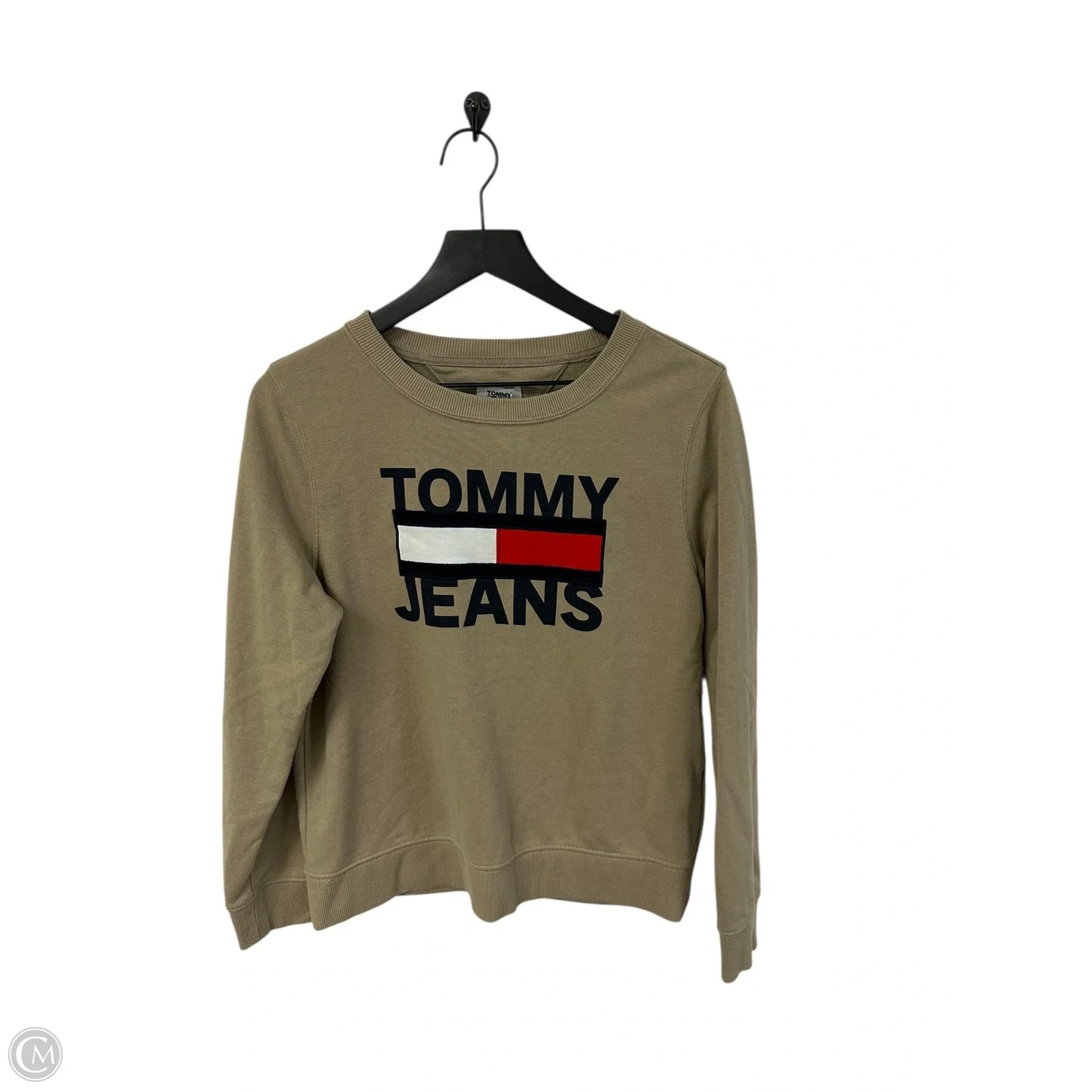 Sweatshirt Crewneck By Tommy Hilfiger In Beige, Size: S