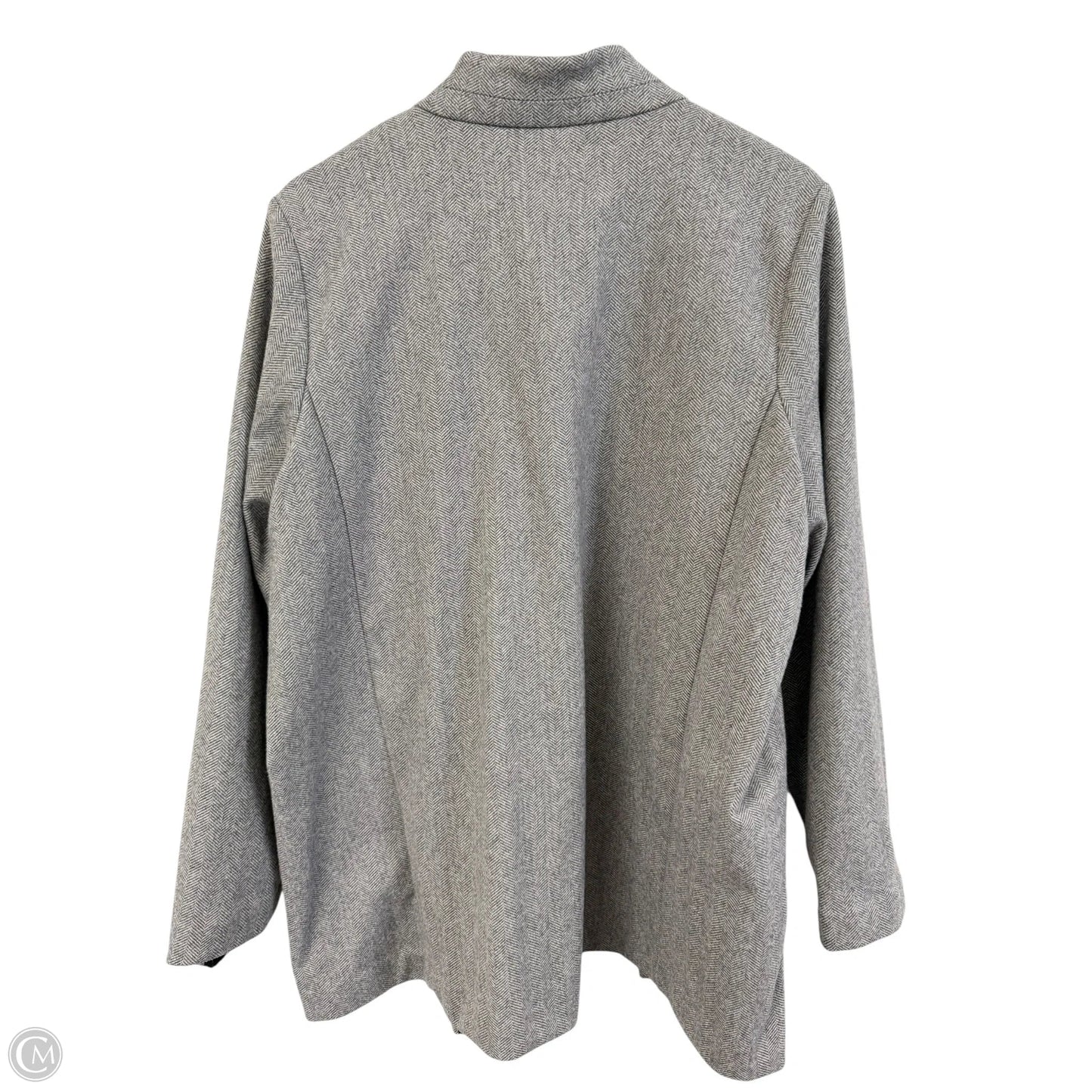 Blazer By Simply Vera In Grey, Size: Xl