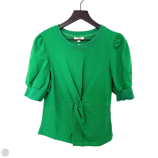 Top Short Sleeve By Entro In Green, Size: M