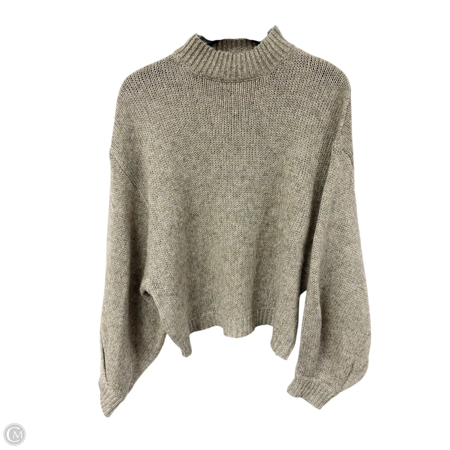 Sweater By Bb Dakota In Gold & Grey, Size: S