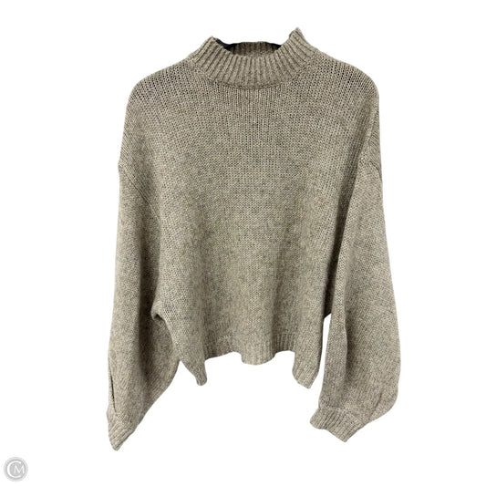 Sweater By Bb Dakota In Gold & Grey, Size: S