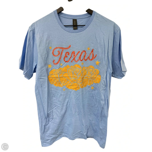 Top Short Sleeve Basic By Gildan In Blue, Size: M