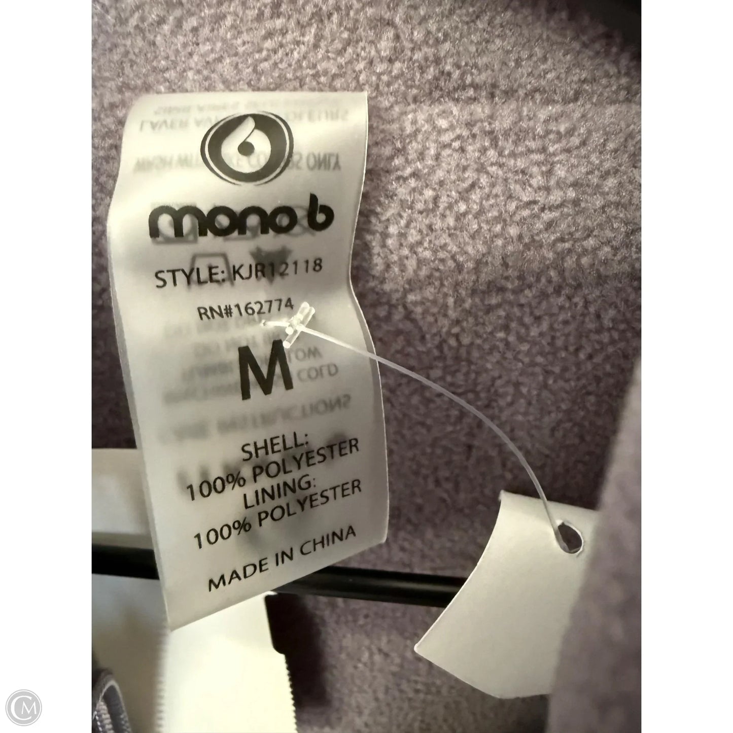 Jacket Other By Mono B In Grey, Size: M