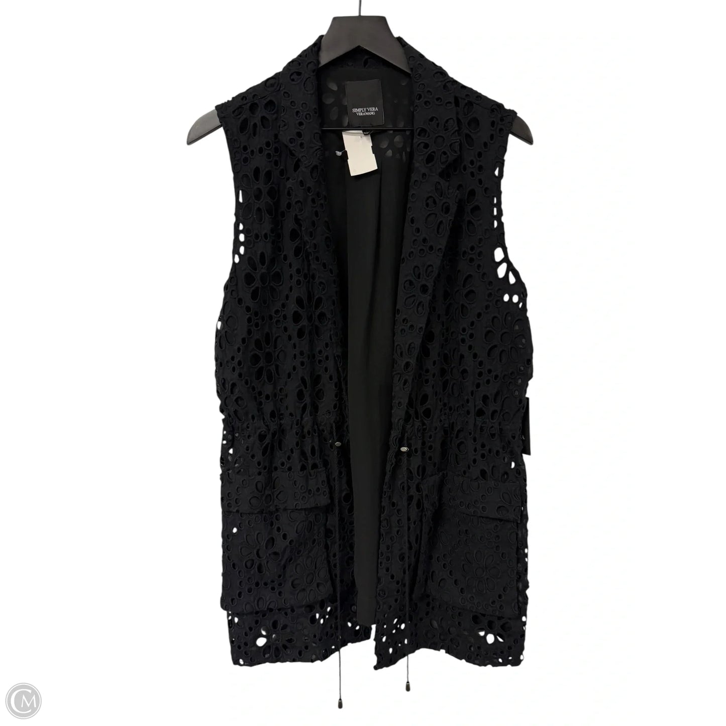 Vest Other By Simply Vera In Black, Size: L
