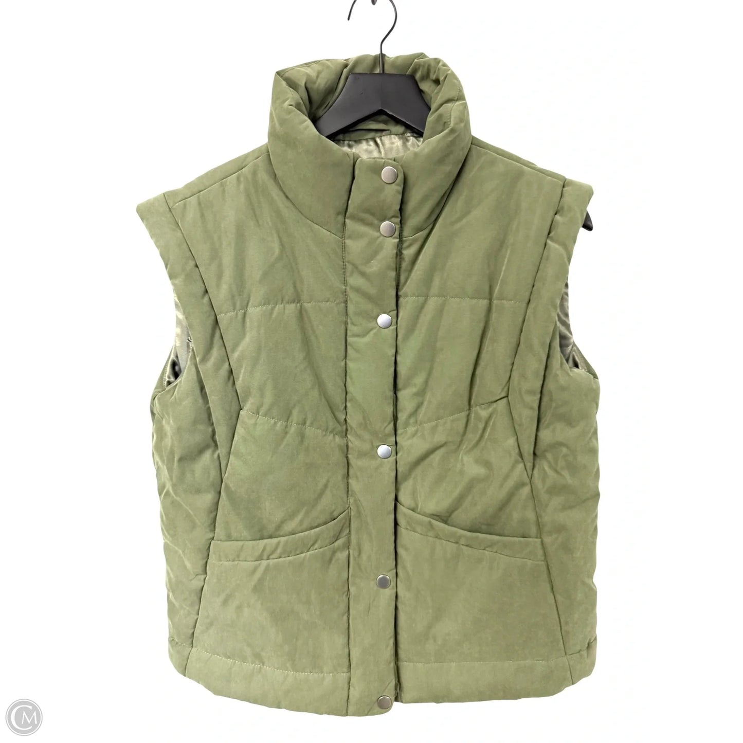 Vest Puffer & Quilted By Joie In Green, Size: S
