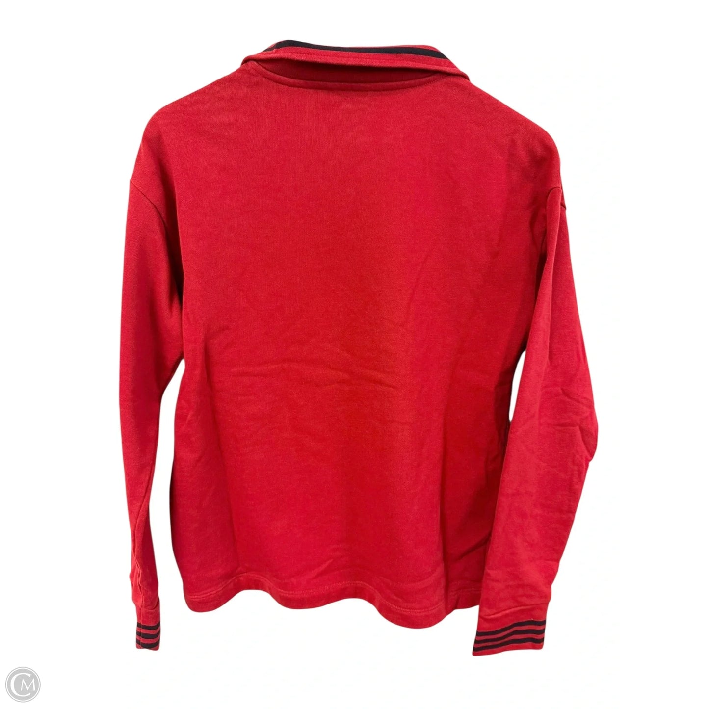 Sweatshirt Collar By Nautica In Blue & Red, Size: S