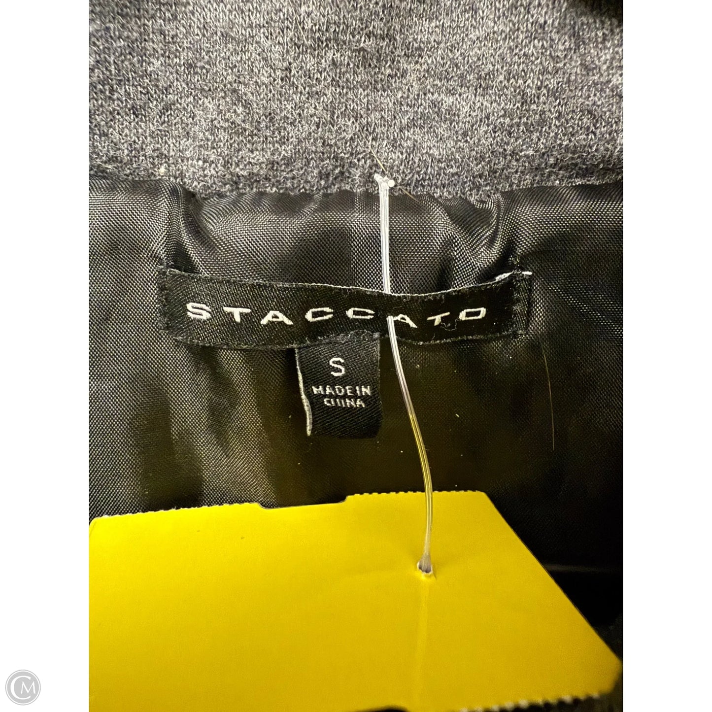 Vest Puffer & Quilted By Staccato In Grey, Size: S