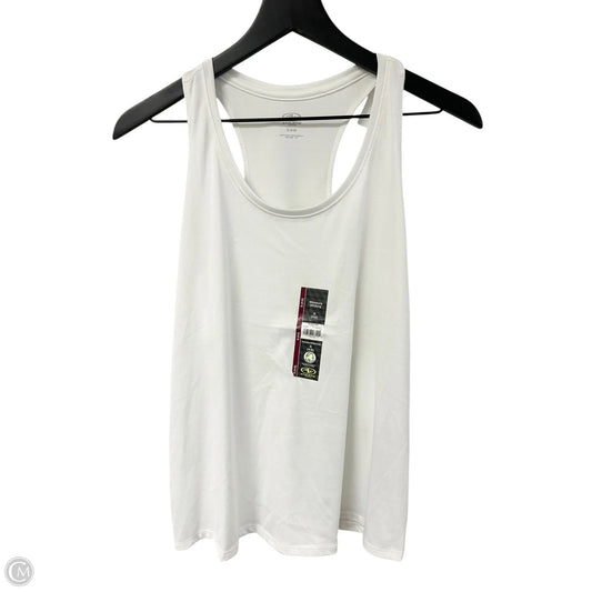 Athletic Tank Top By Athletic Works In White, Size: S