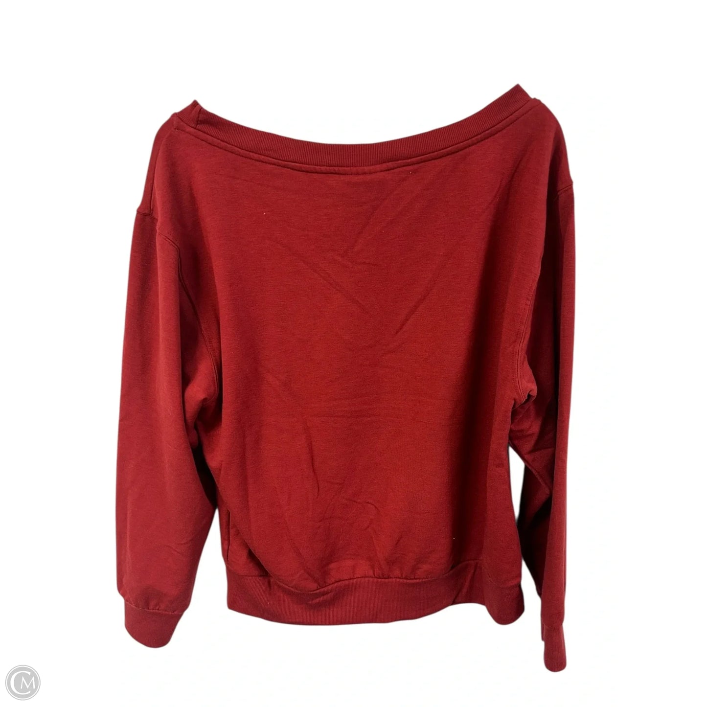 Sweatshirt Crewneck By Clothes Mentor In Red, Size: S