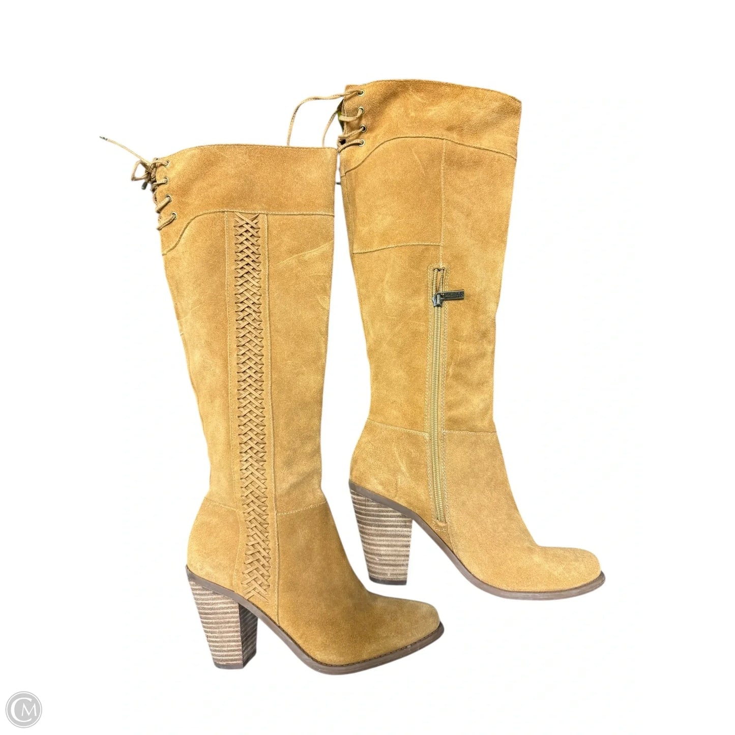 Boots Knee Heels By Jessica Simpson In Brown, Size: 8.5