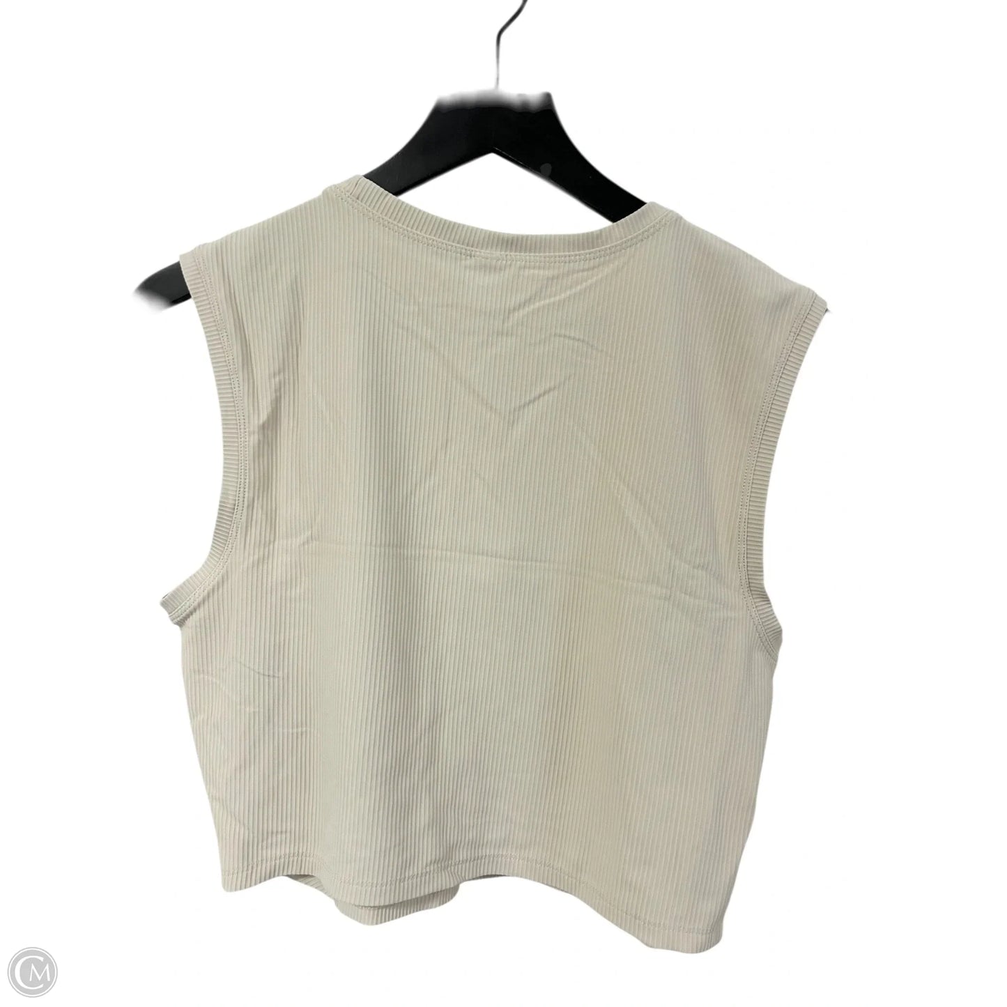 Athletic Tank Top By Old Navy In Cream, Size: L
