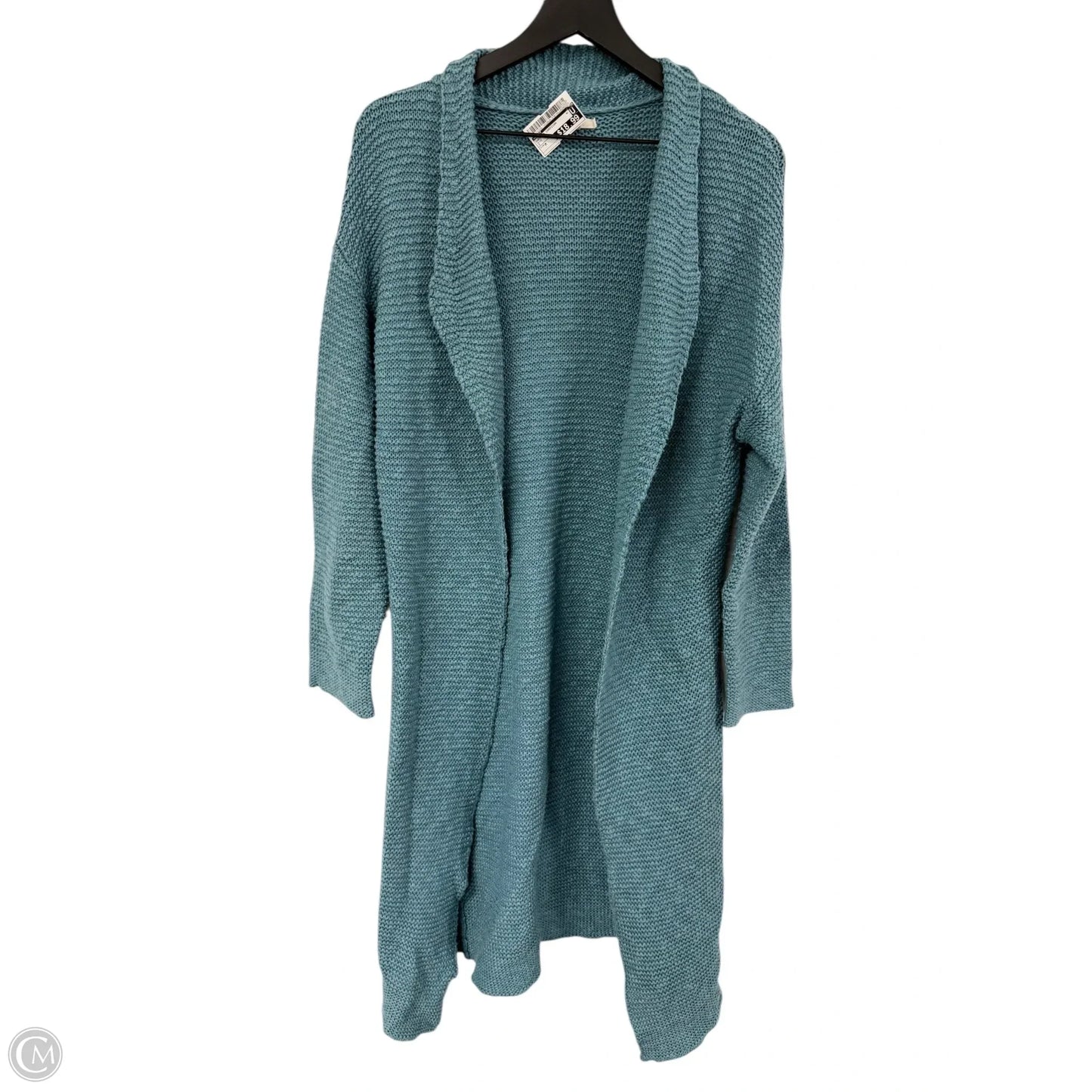 Sweater Cardigan By Ariat In Blue, Size: M