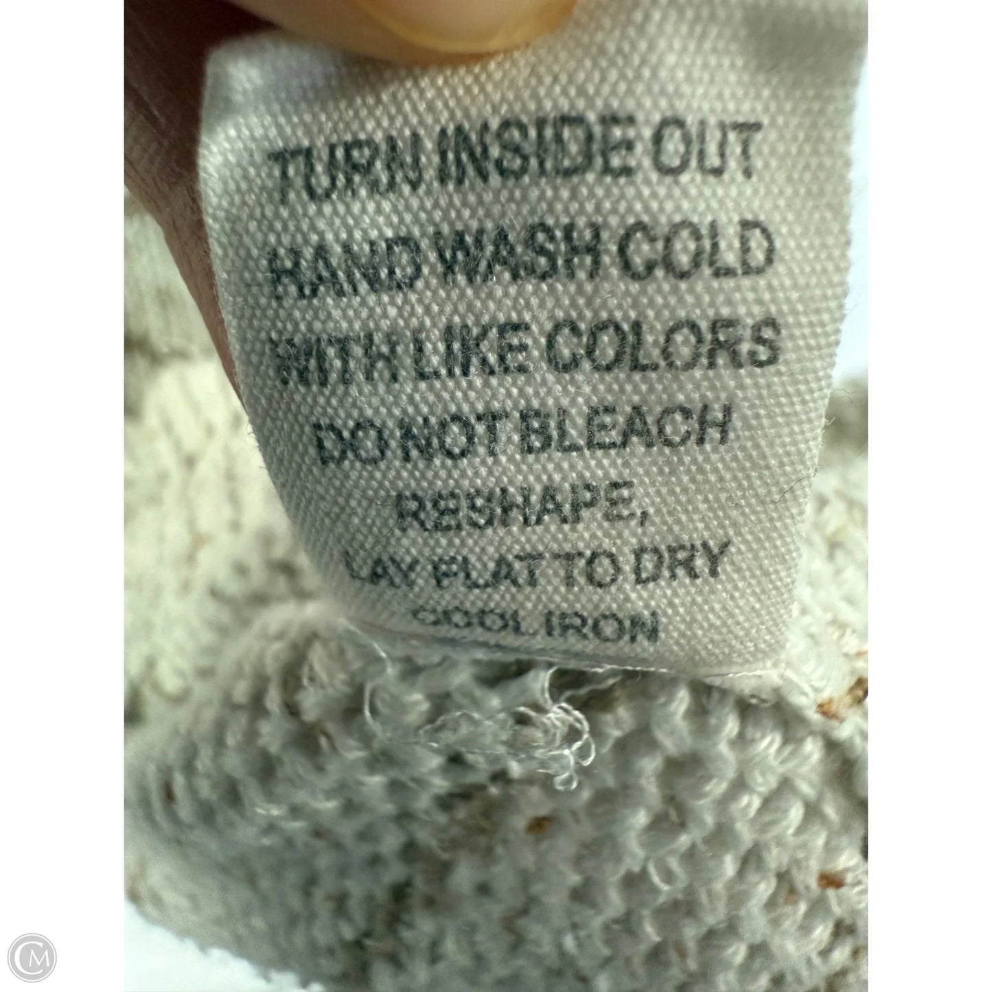 Sweater By Blu Pepper In Cream & Tan, Size: 3x