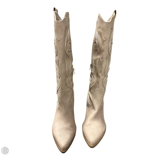 Boots Mid-calf Heels By Dolce Vita In Taupe, Size: 9