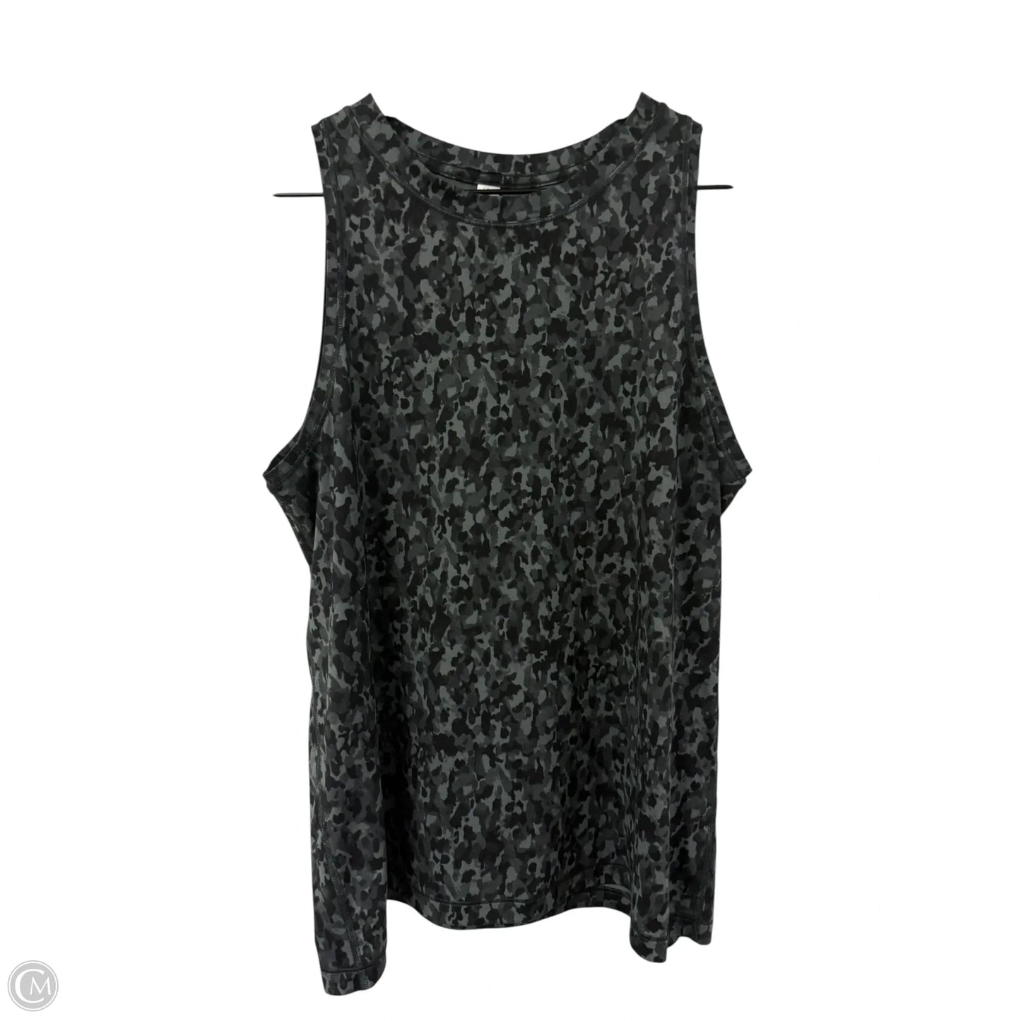 Athletic Tank Top By Athleta In Black & Grey, Size: M