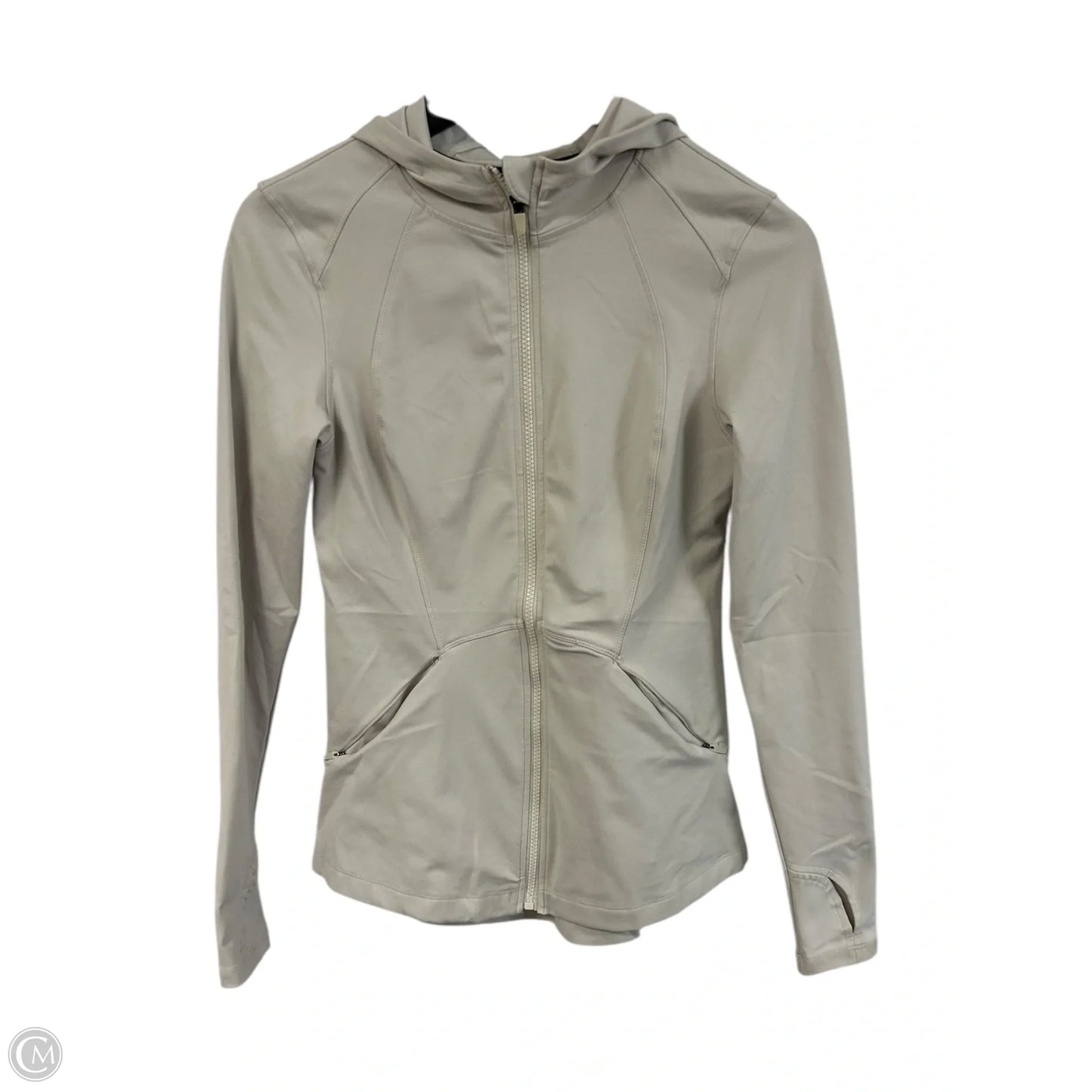Athletic Jacket By Spyder In Cream, Size: S
