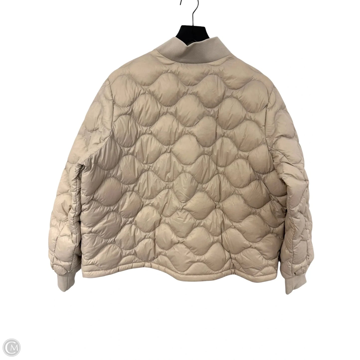 Jacket Puffer & Quilted By Eddie Bauer In Cream, Size: Xl