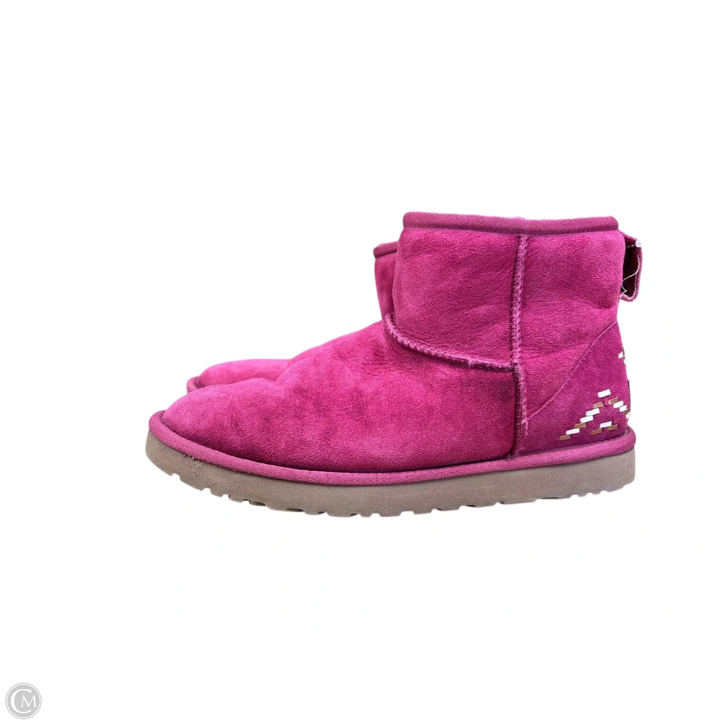 Boots Designer By Ugg In Pink, Size: 10
