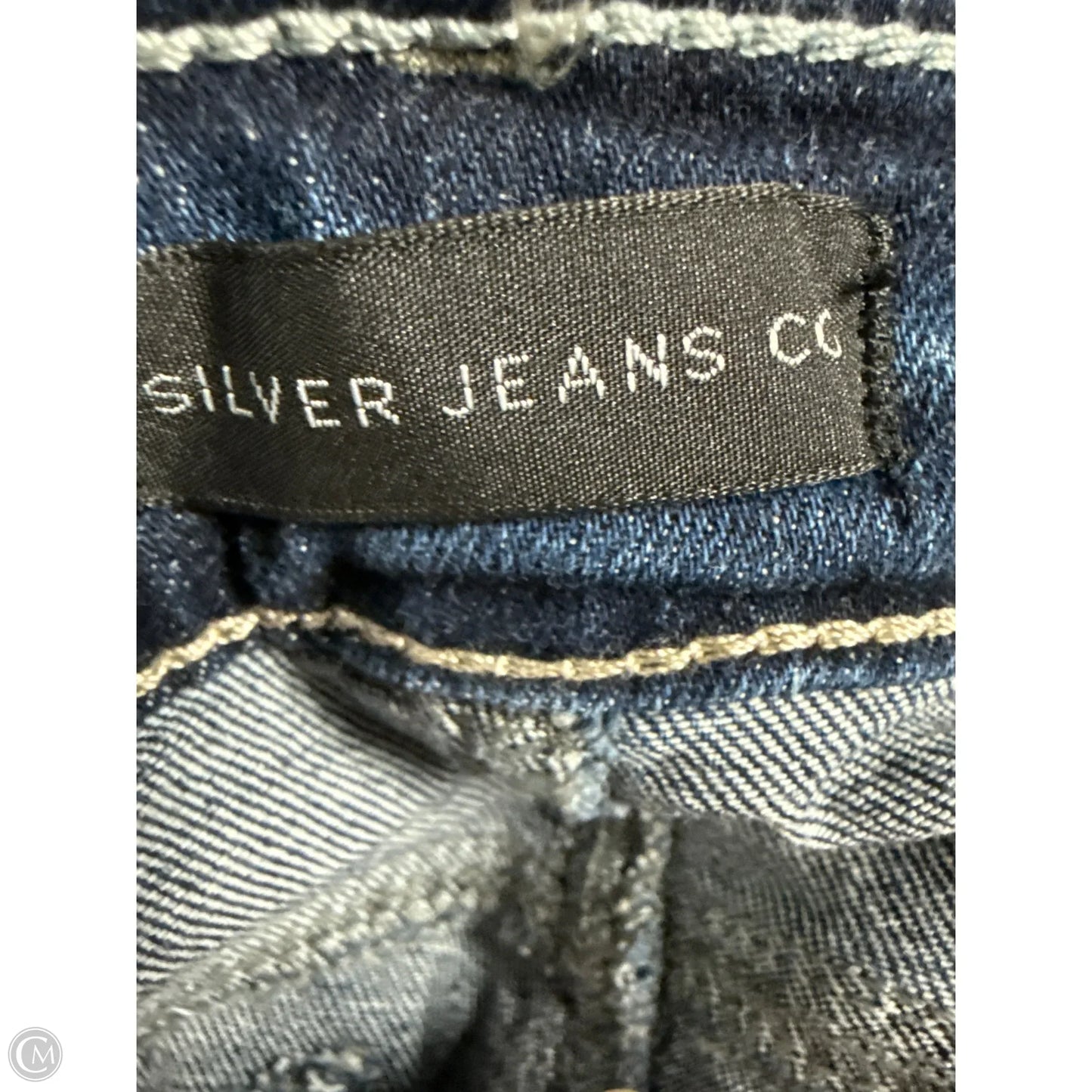 Jeans Boot Cut By Silver In Blue Denim, Size: 8