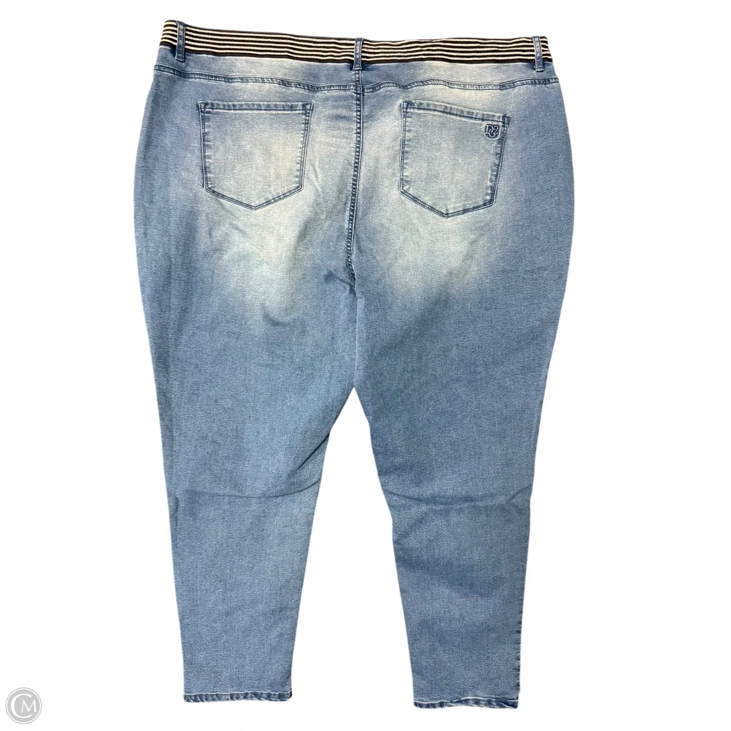 Jeans Skinny By Dg2 In Blue Denim, Size: 3x