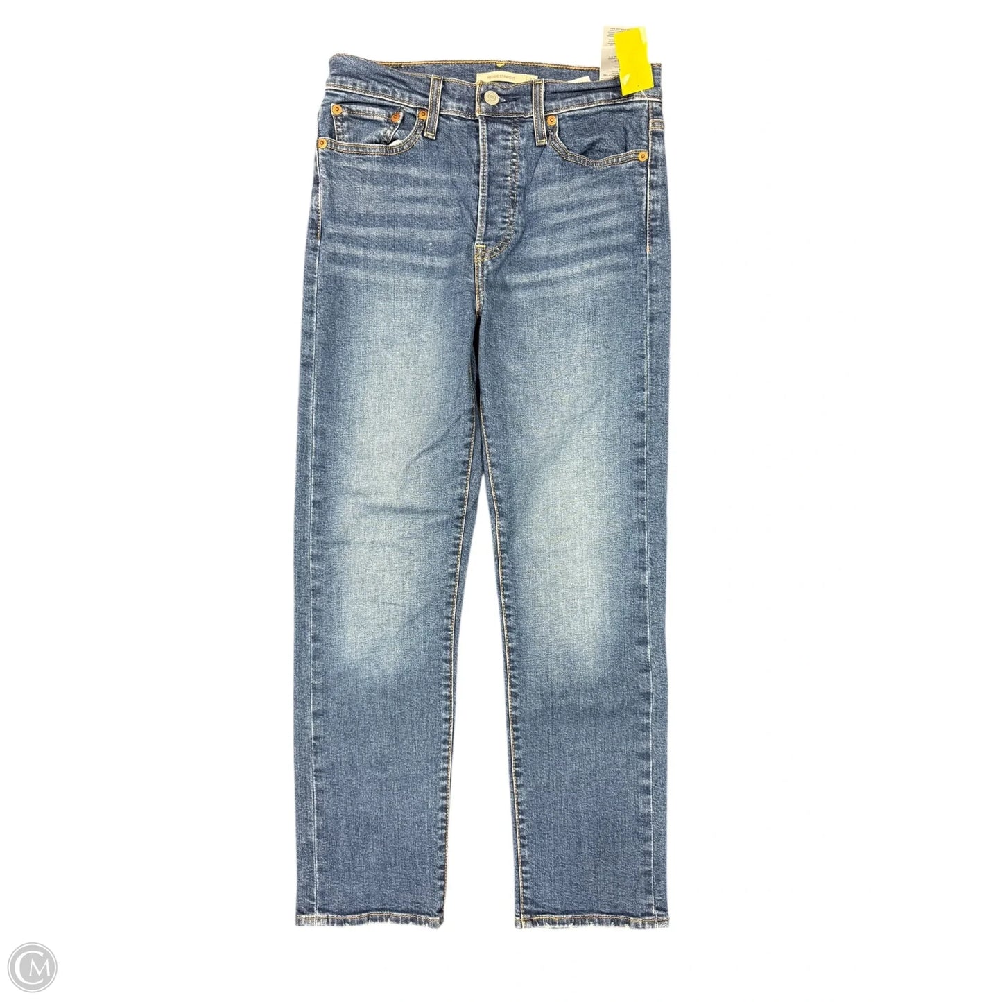 Jeans Straight By Levis In Blue Denim, Size: 6