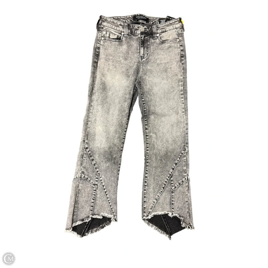 Jeans Cropped By Liverpool In Grey Denim, Size: 6