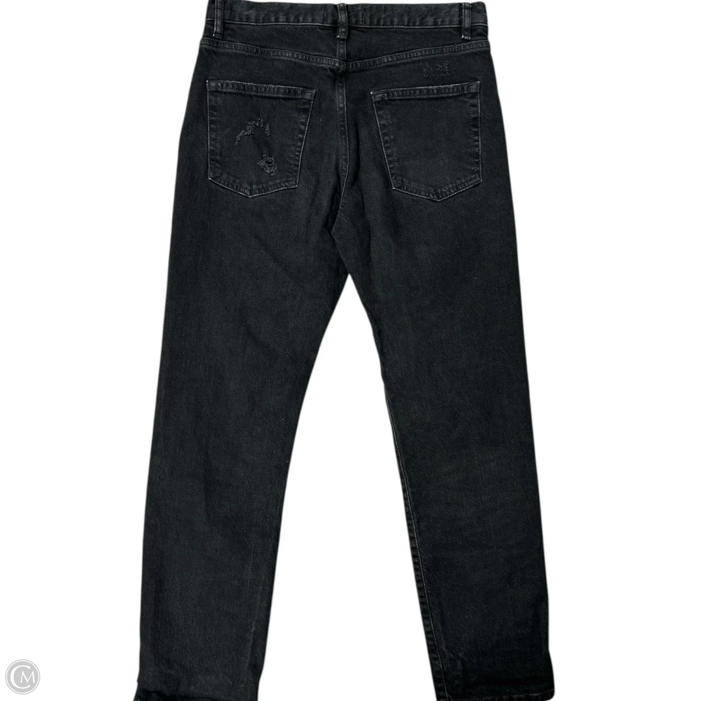Jeans Straight By We The Free In Black Denim, Size: 2