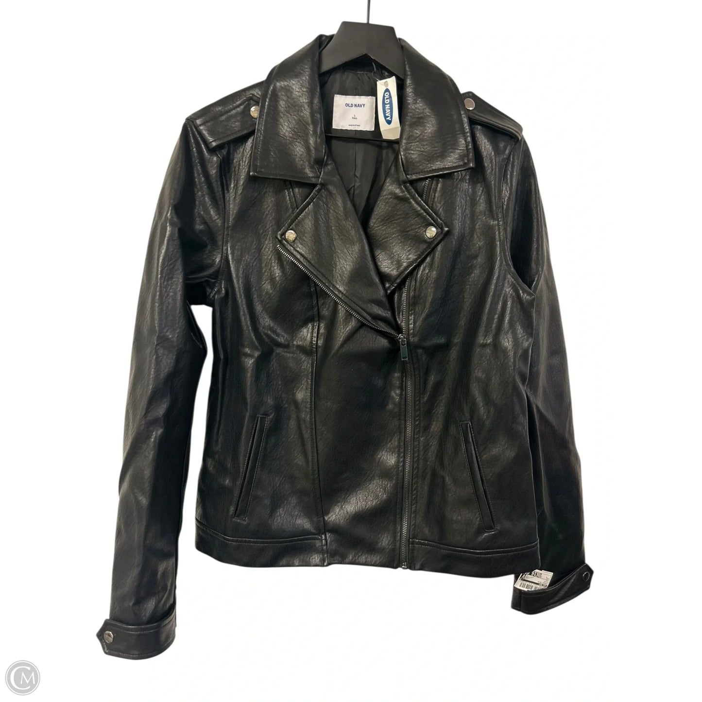 Jacket Moto By Old Navy In Black, Size: L