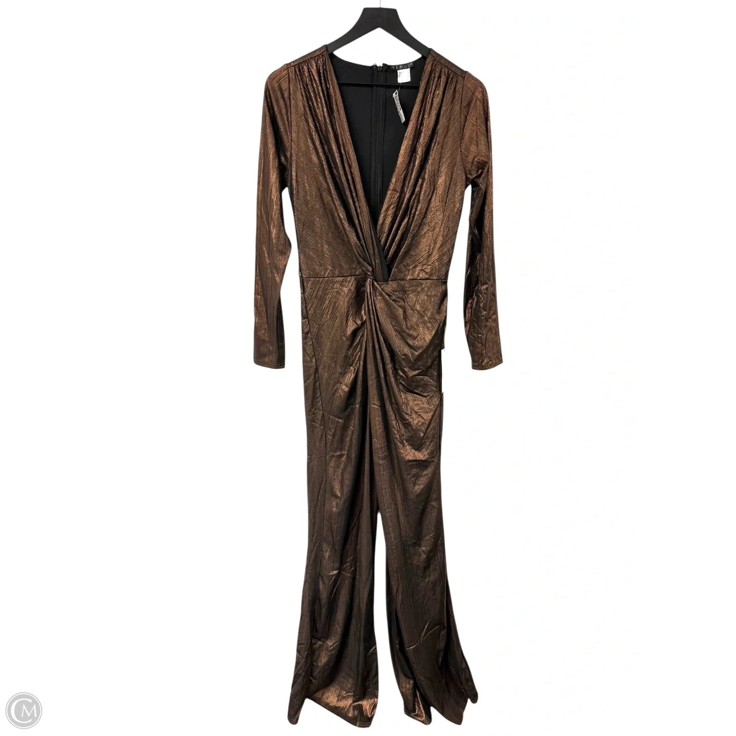 Jumpsuit By Venus In Bronze, Size: 12