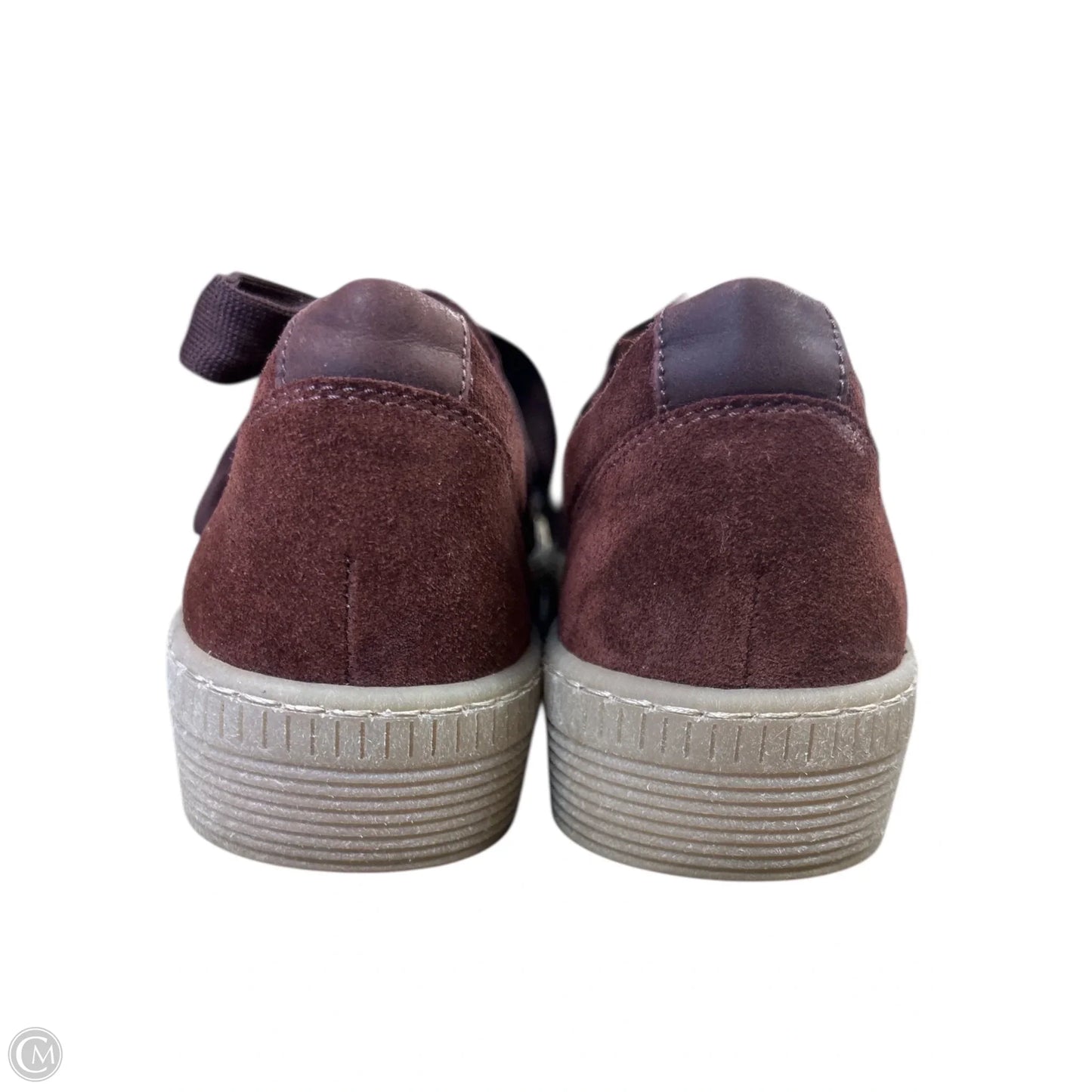 Shoes Flats By Cma In Maroon, Size: 6.5