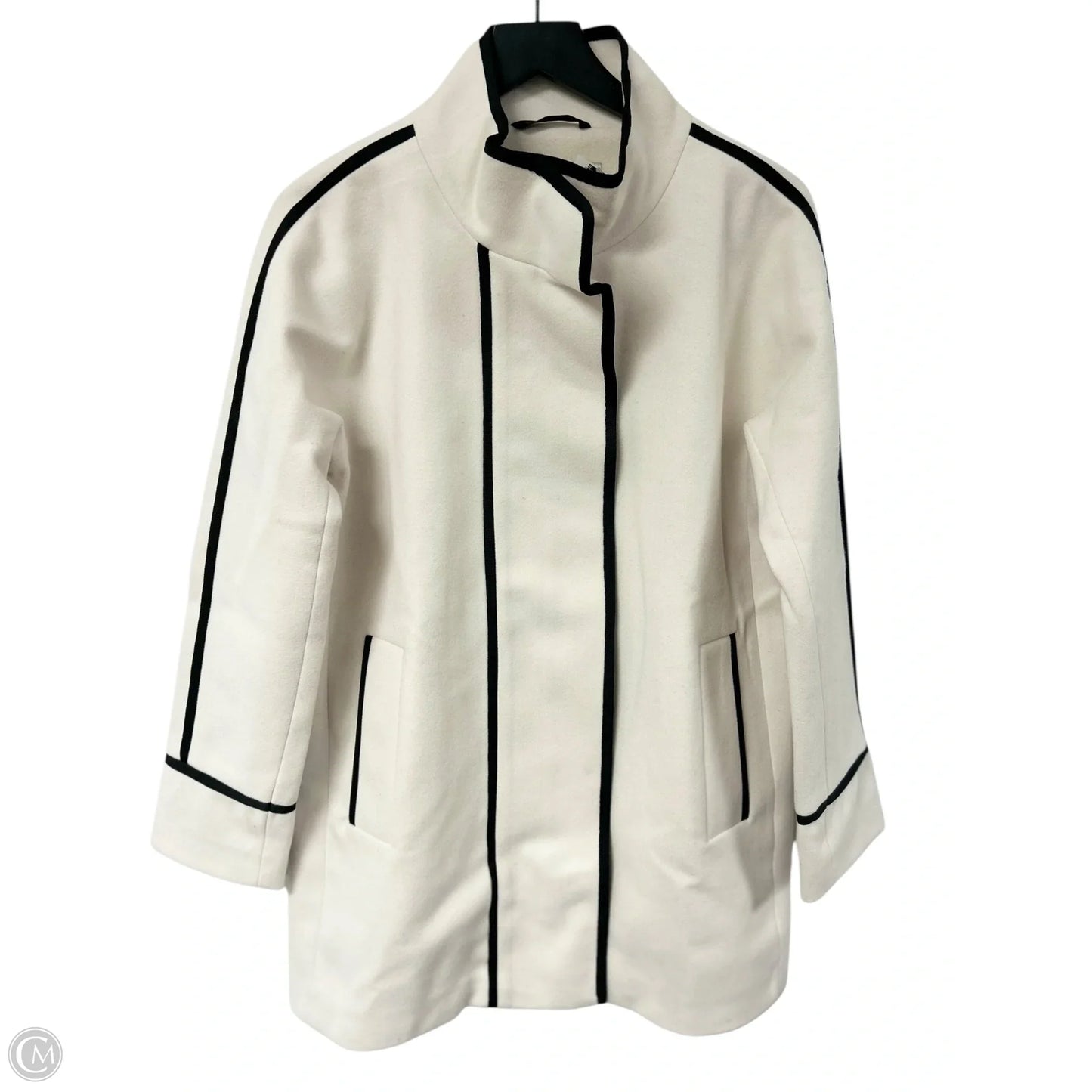 Jacket Other By Nine West Apparel In Black & Cream, Size: S