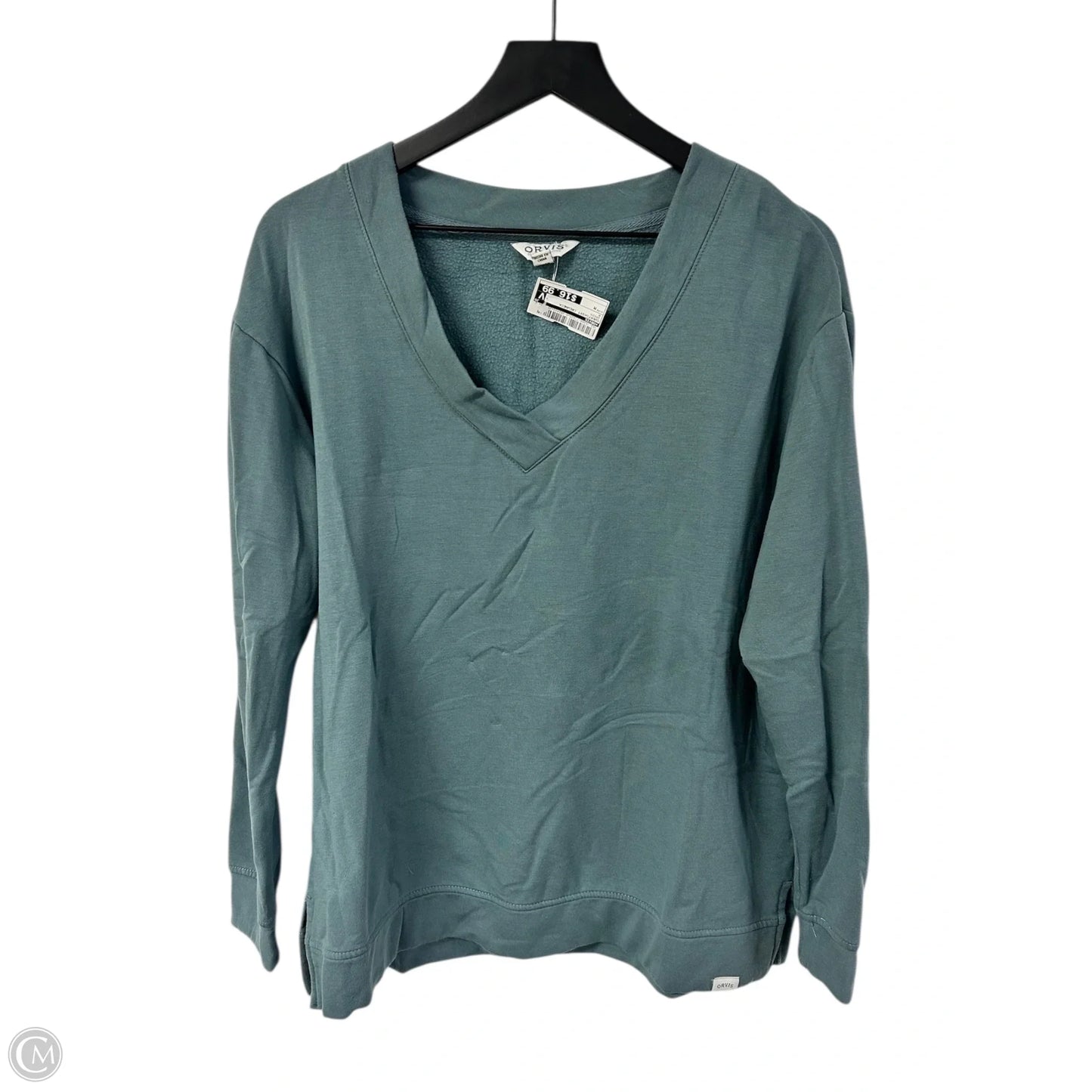Sweatshirt Crewneck By Orvis In Green, Size: M