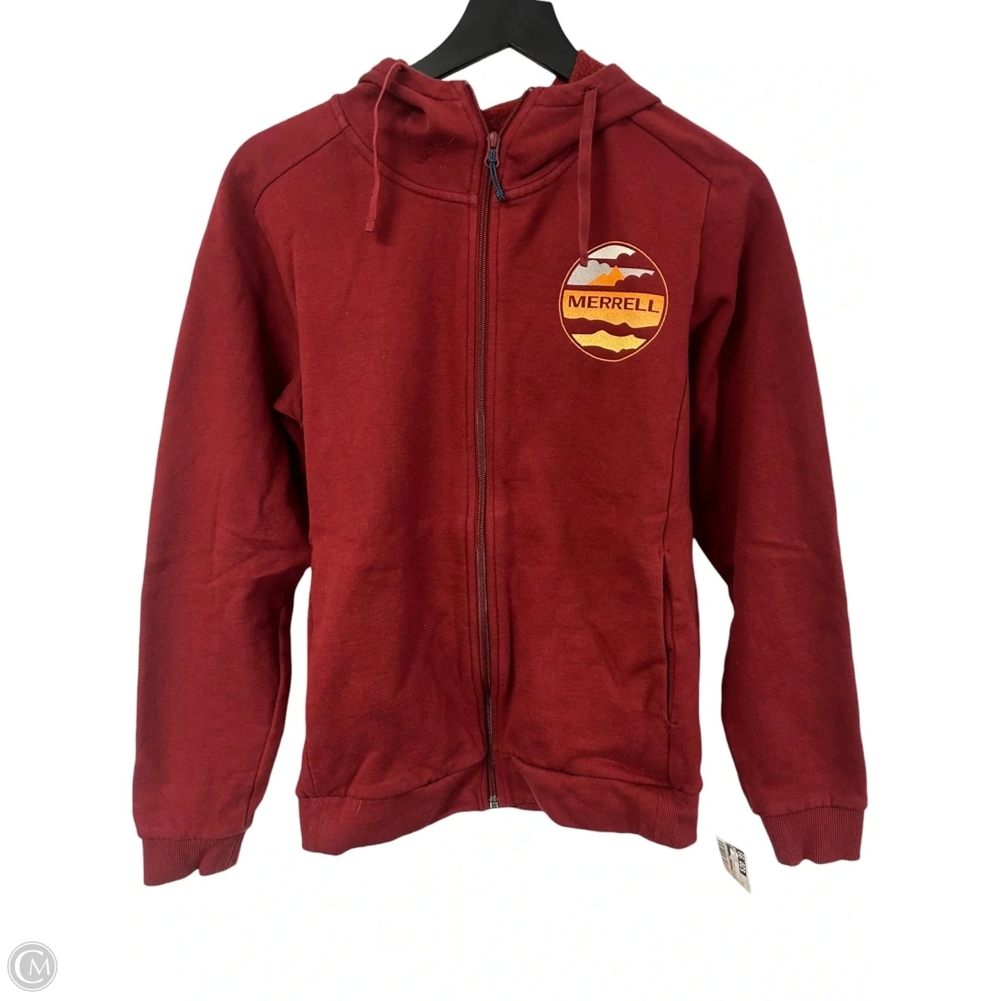 Sweatshirt Hoodie By Merrell In Red, Size: S