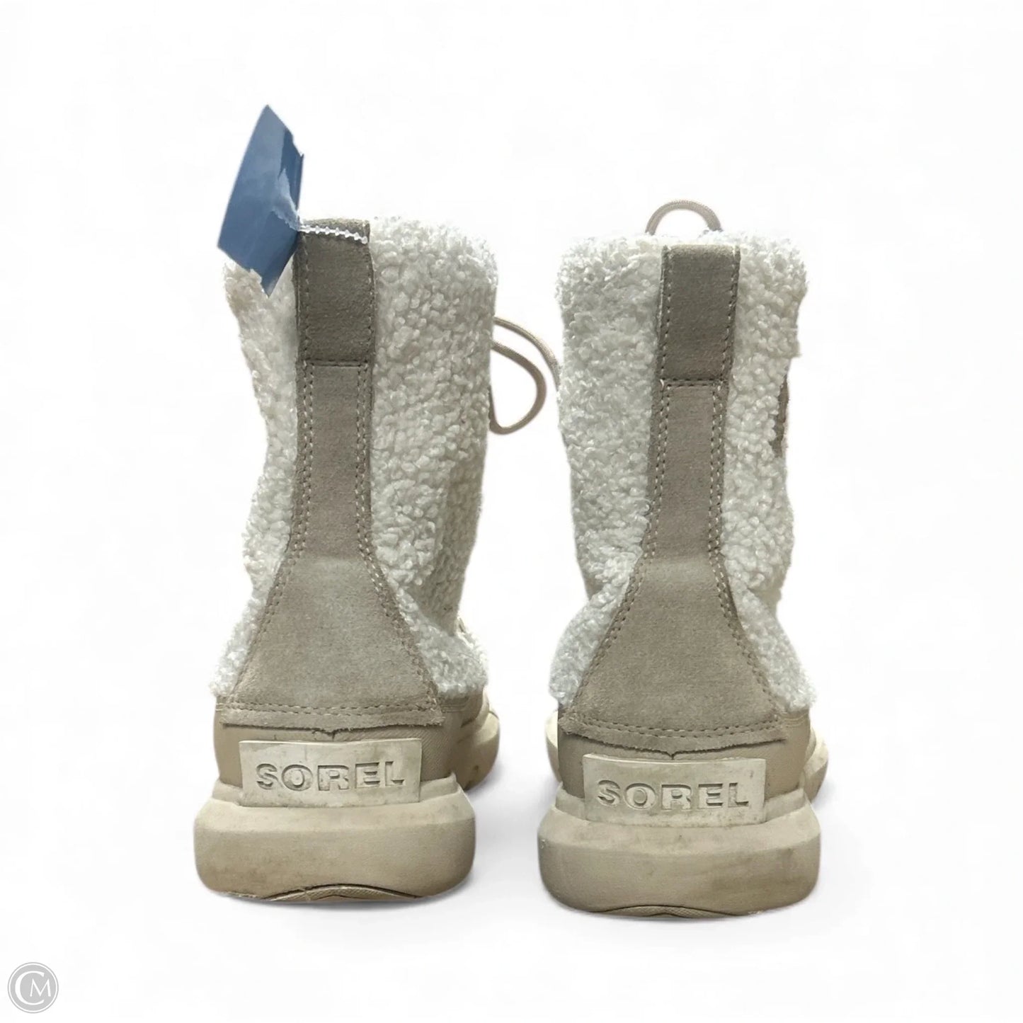 Boots Snow By Sorel In Cream & Tan, Size: 8