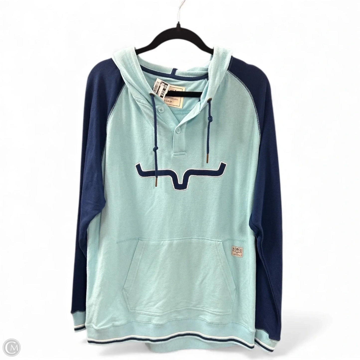 Sweatshirt Hoodie By Cma In Blue, Size: Xl