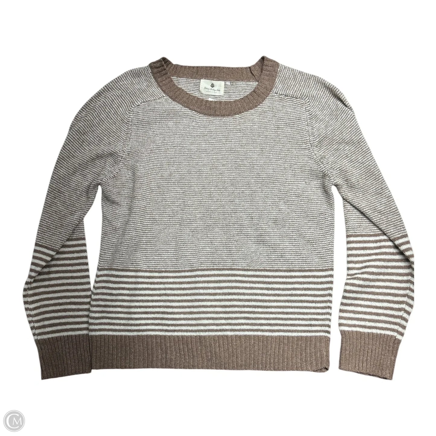Sweater By Betseys Boutique Shop In Brown & White, Size: Xl