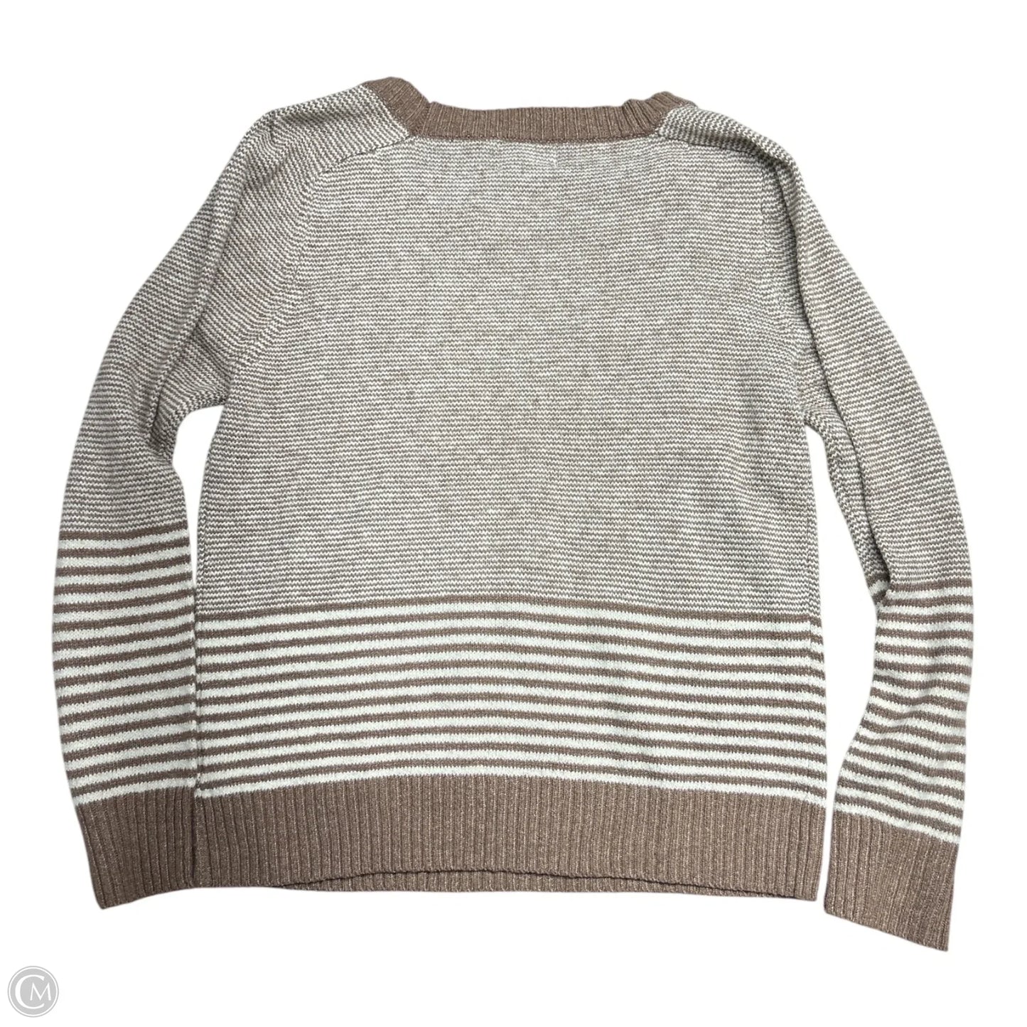 Sweater By Betseys Boutique Shop In Brown & White, Size: Xl