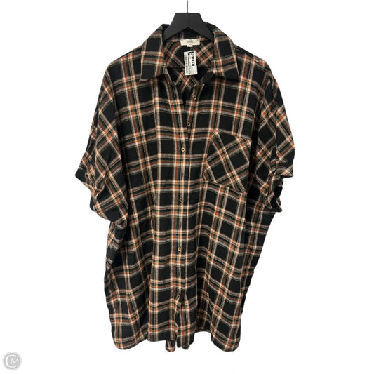 Dress Casual Short By Entro In Plaid Pattern, Size: L