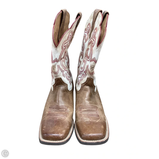 Boots Western By Ariat In Brown & Red, Size: 8.5