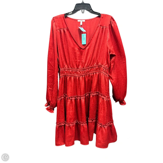 Dress Casual Short By Maurices In Red, Size: L