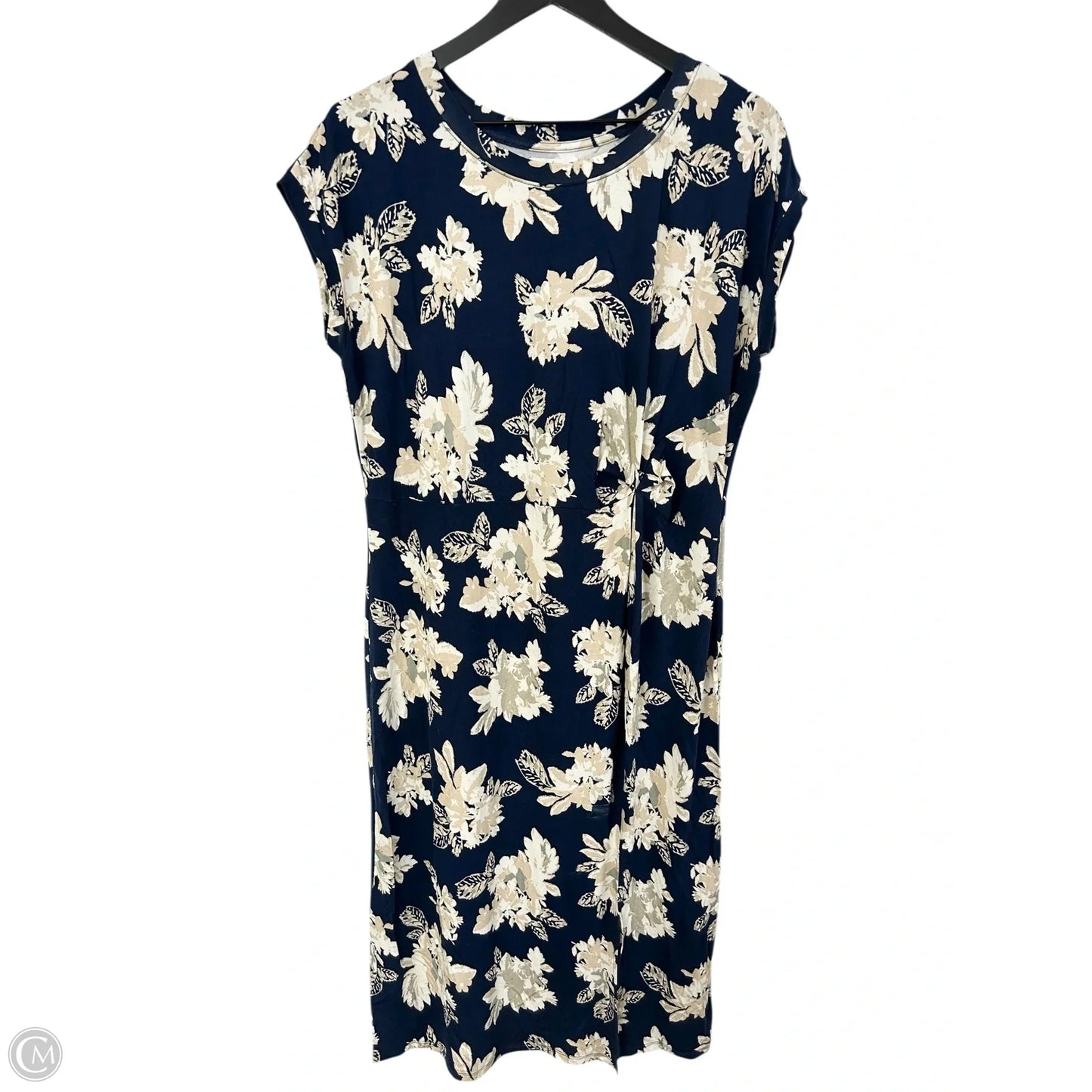 Dress Casual Midi By Maurices In Floral Print, Size: L