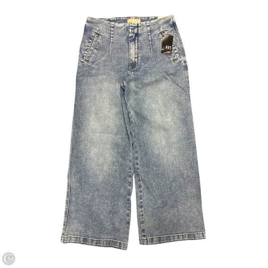 Jeans Straight By Kut In Blue Denim, Size: 0